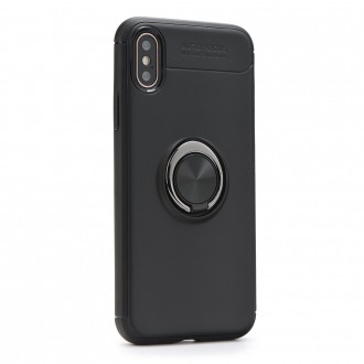 Силиконов калъф кейс Forcell Ring case за Xiaomi Redmi Note 8, черен